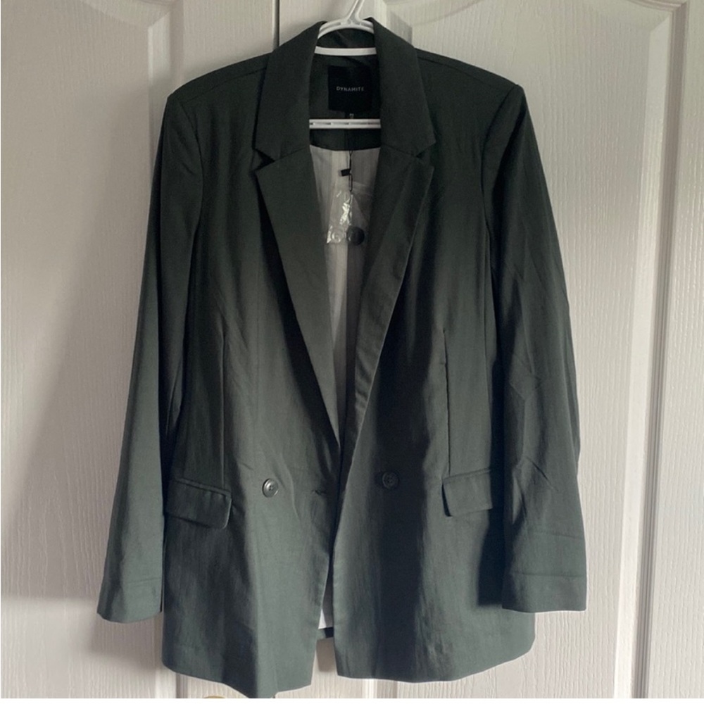 Dynamite Green Blazer